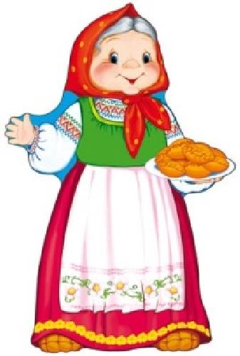 Плакат вырубной. Бабка. Ф-7219.