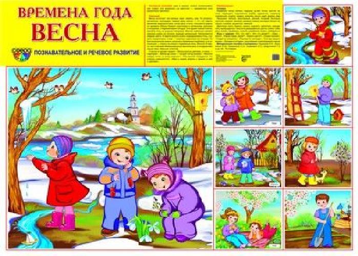 Дем. плакат. Времена года. Весна.
