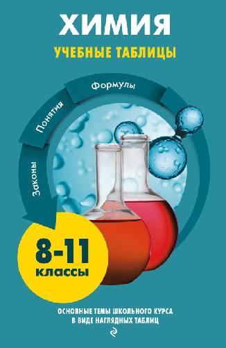 Химия. Учебные таблицы. 8-11 класс  Законы. Понятия. Формулы. Основные темы школьного курса в виде наглядных таблиц. /Трофимова.