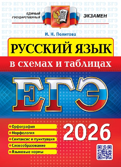 Политова. ЕГЭ 2025. Русский язык. В схемах и таблицах.